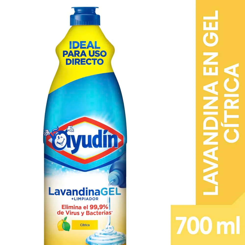 LAVANDINA EN GEL AYUDIN CITRICA 700ML