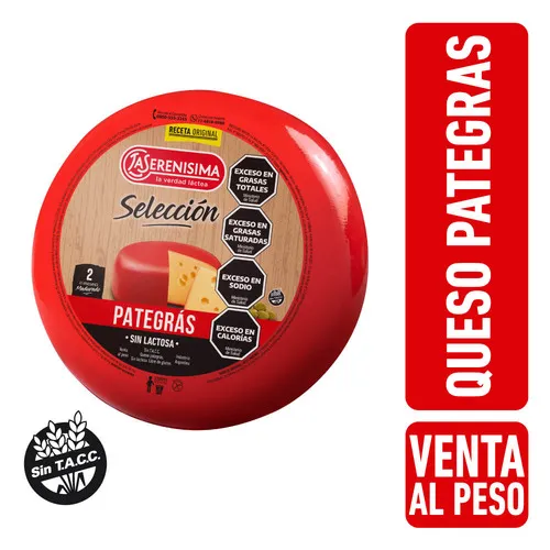 QUESO  PATEGRAS LA SERENISIMA 