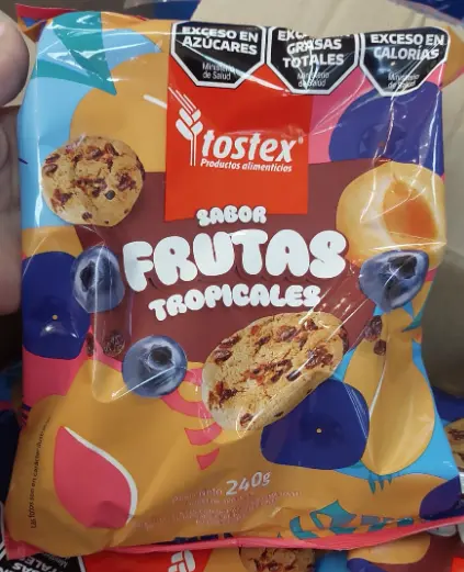 GALLETITAS TOSTEX FRUTOS TROPICALES 240GR