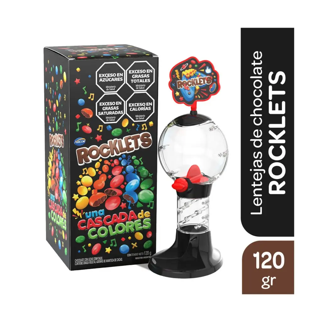 DISPENSER ROCKLETS HALOWEEN 120GR