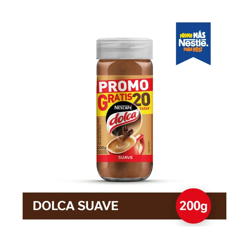 CAFE INSTANTANEO DOLCA SUAVE 200GR