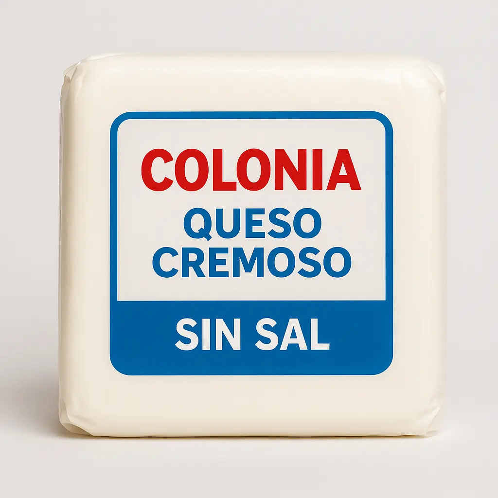 QUESO CREMOSO SIN SAL DE LA COLONIA