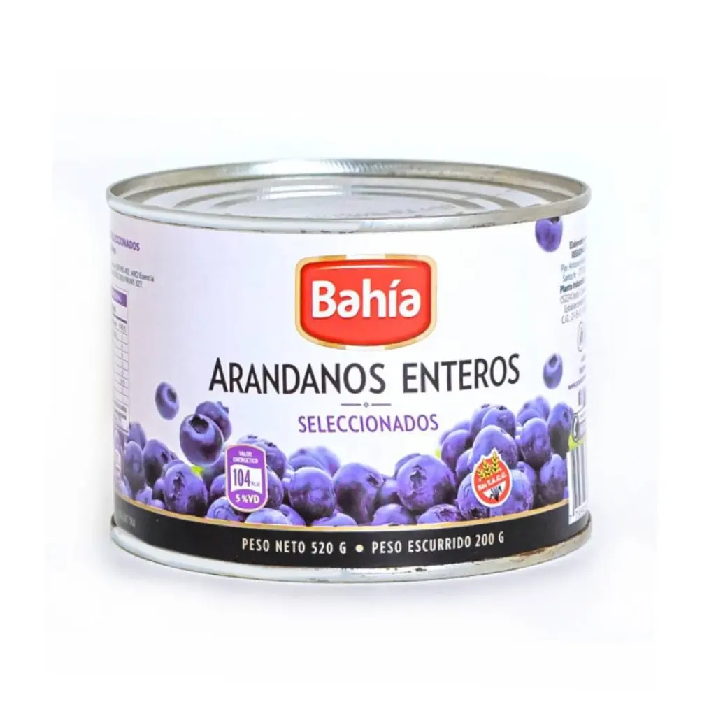 ARANDANOS BAHIA EN ALMIBAR 520GR