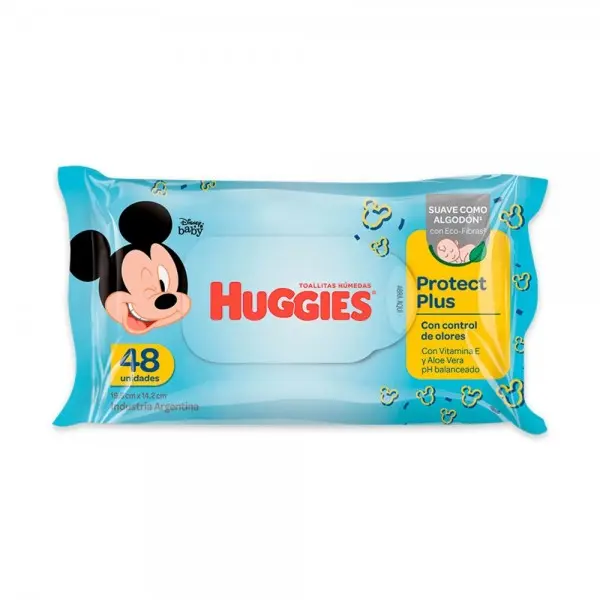 TOALLITAS HUMEDAS HUGGIES DISNEY PROTECT PLUS 48U