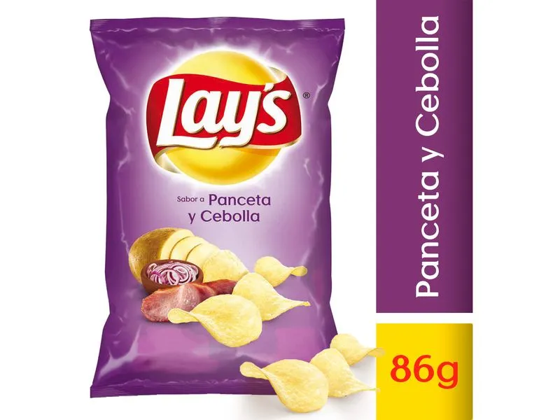 PAPAS FRITAS LAYS PANCETA 77GR