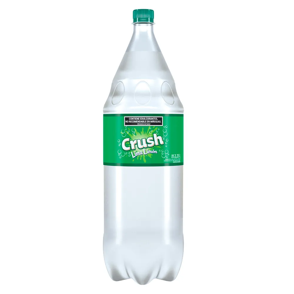 GASEOSA CRUSH LIMA LIMON SIN AZUCAR 2,25L