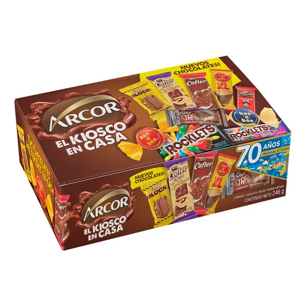 BOMBONES ARCOR KIOSCO EN CASA 231,5GR