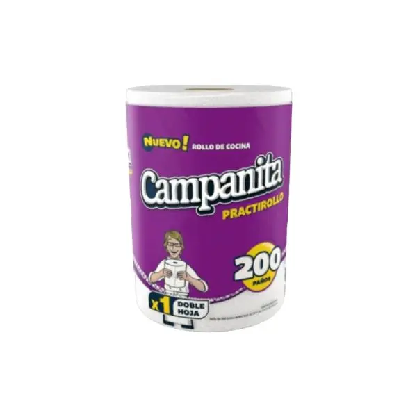 ROLLO DE COCINA CAMPANITA 200 PAÑOS