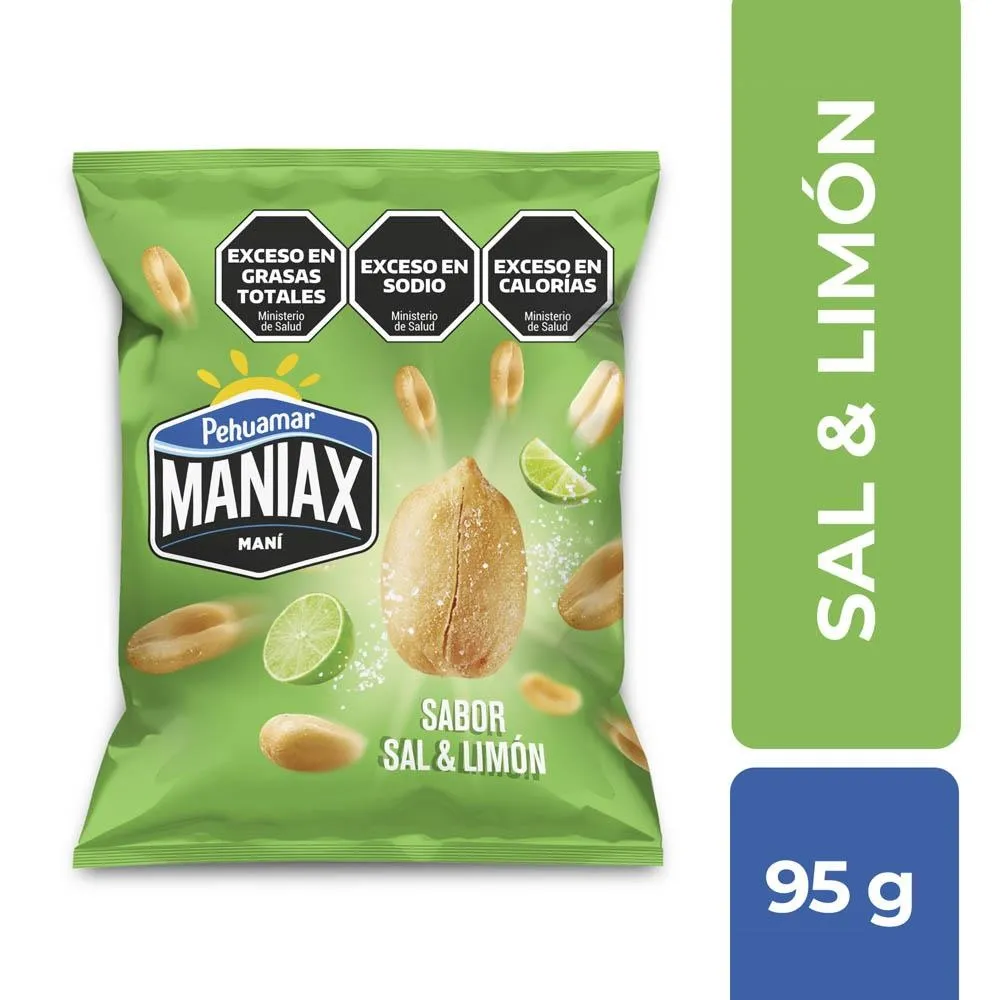 MANIAX SAL  Y LIMON 95GR