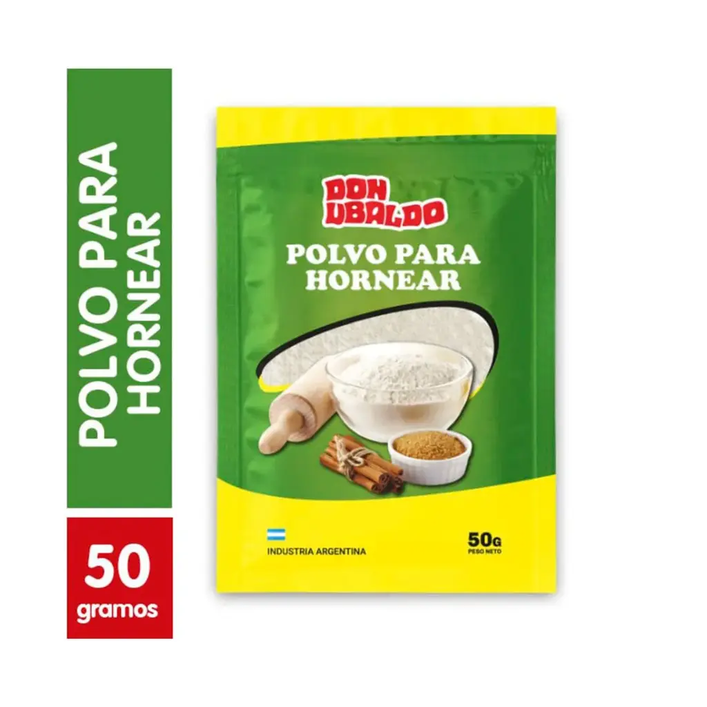POLVO DE HORNEAR DON UBALDO 50GR