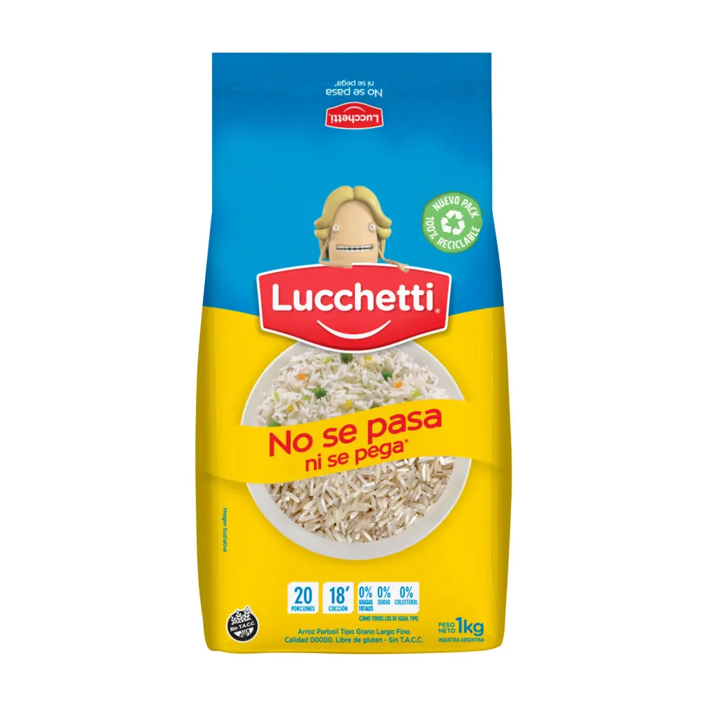 ARROZ PARBOIL LUCCHETTI 500GR