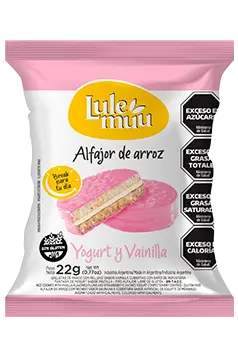 ALFAJOR DE ARROZ LELEMU YOGURT 22G