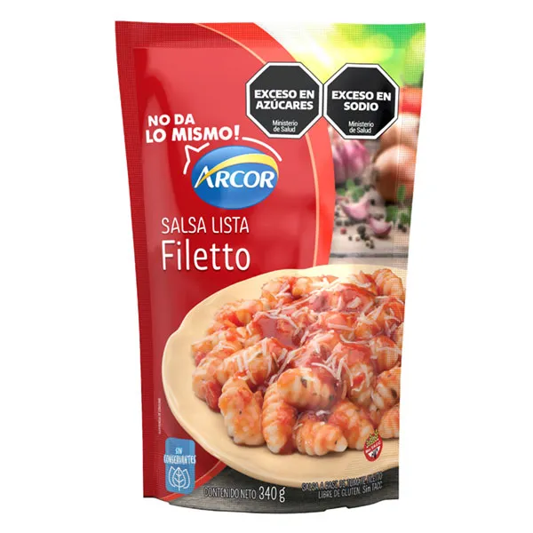SALSA LISTA ARCOR FILETTO 340ML