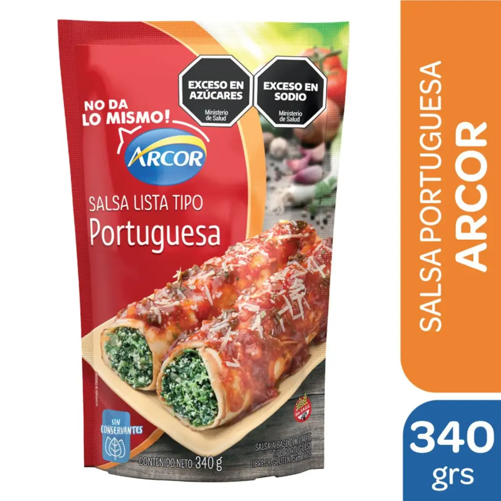 SALSA LISTA ARCOR PORTUGUESA 340ML
