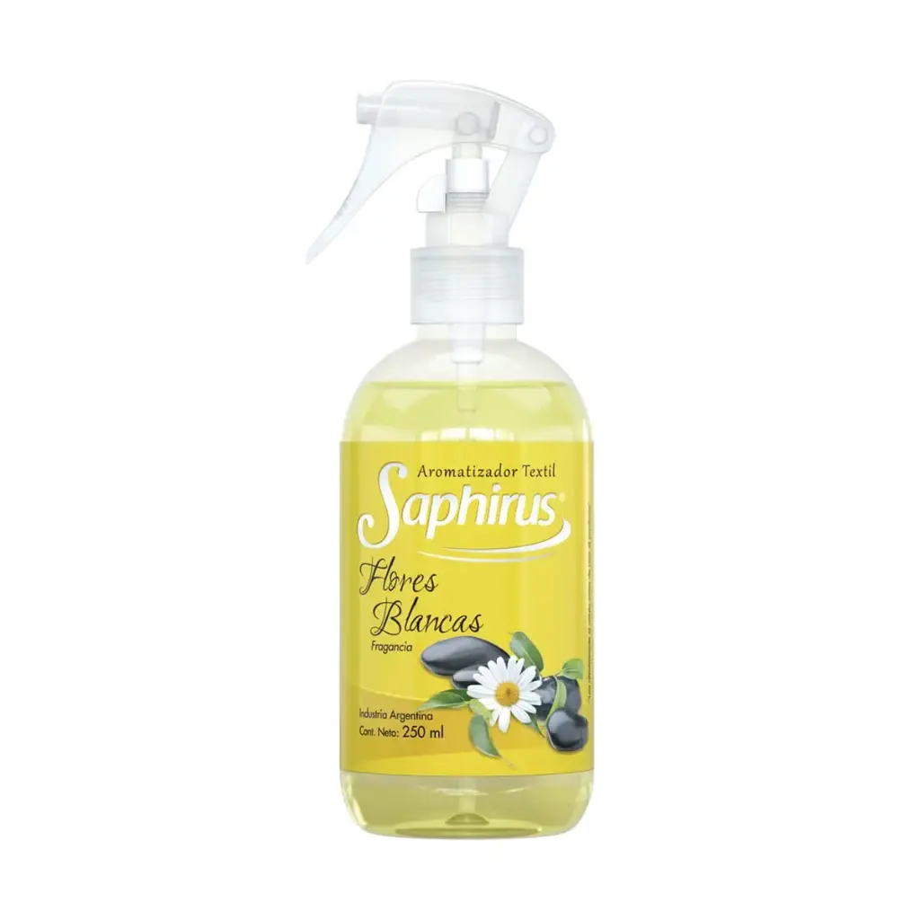 AROMATIZADOR TEXTIL SAPHIRUS  FLORES BLANCAS X250 ML