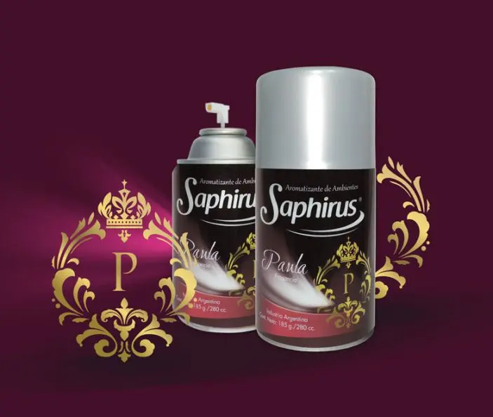 AROMATIZANTE DE AMBIENTE EN AEROSOL SAPHIRUS PAULA 280 ML 