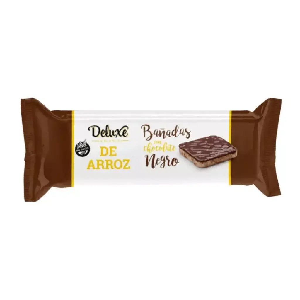 GALLETAS DE ARROZ DELUXE BAÑADA CHOCOLATE 108GR