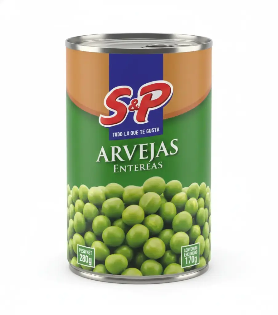 ARVEJAS EN LATA S&P 350GR