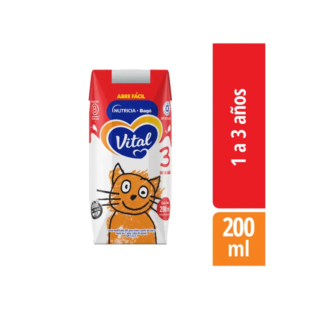 LECHE VITAL 3 BRICK 200ML