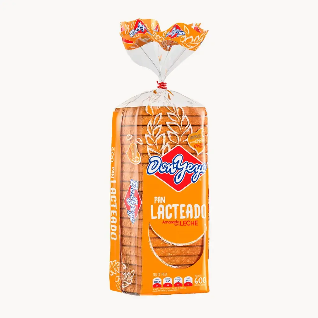 PAN LACTEADO DON YEYO 600GR