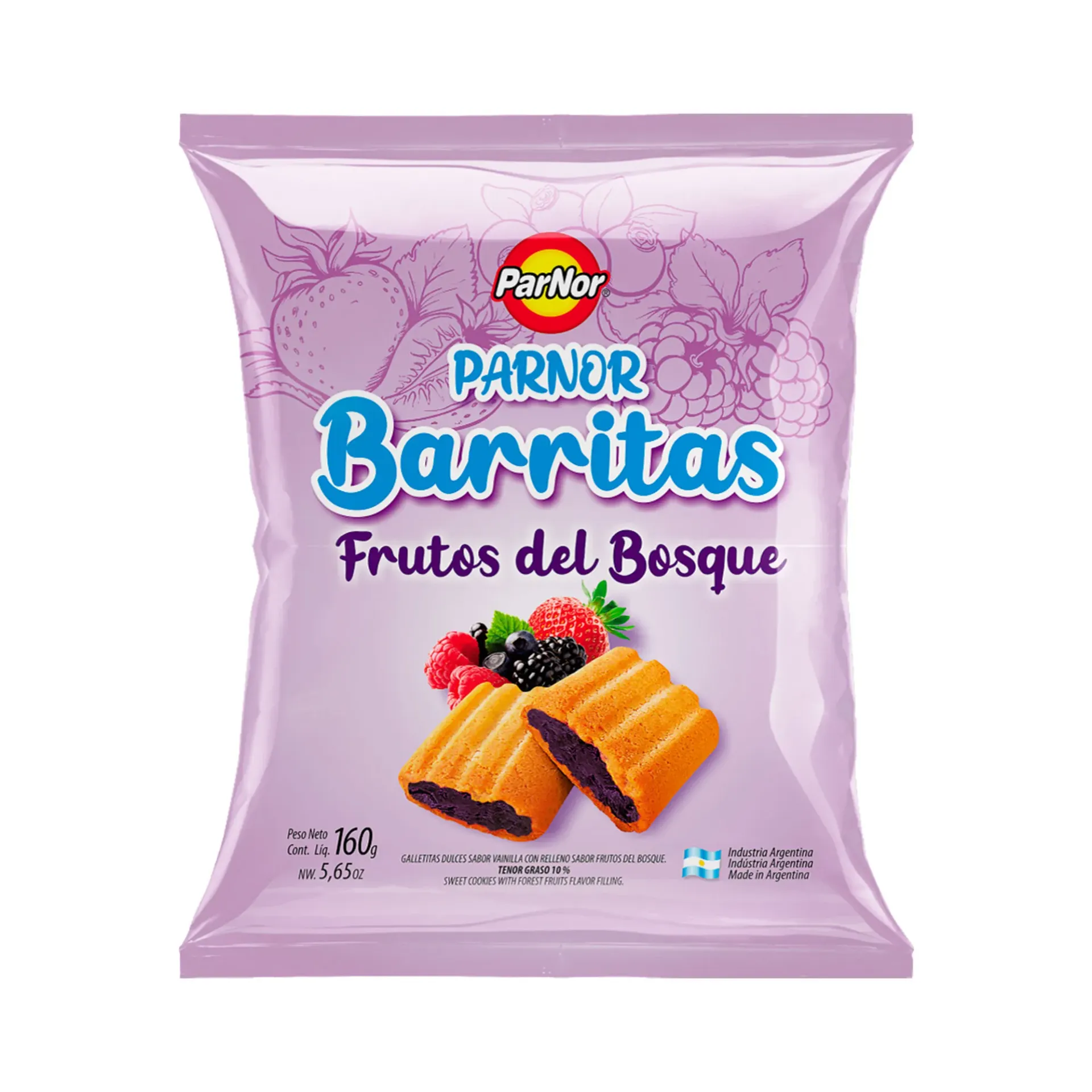 BARRITAS PARNOR FRUTOS DEL BOSQUE 130GR