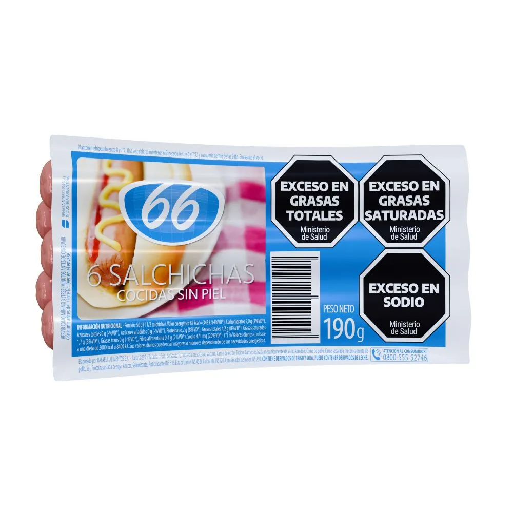SALCHICHAS VIENA 66 6UN