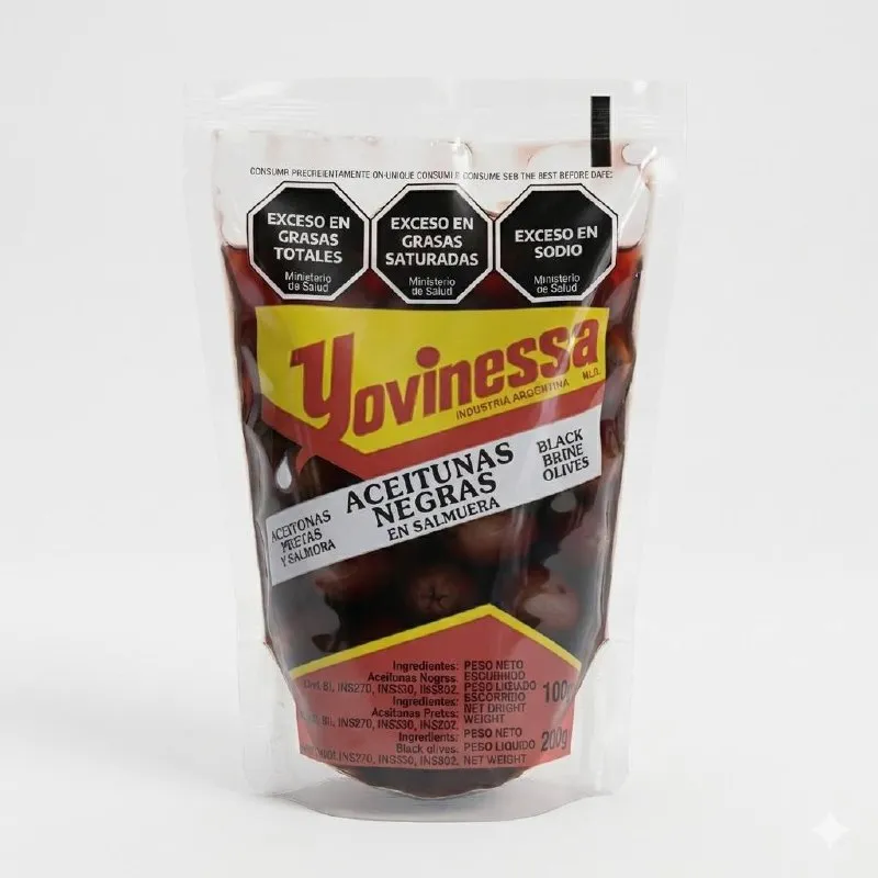ACEITUNAS YOVINESA NEGRA 100GR