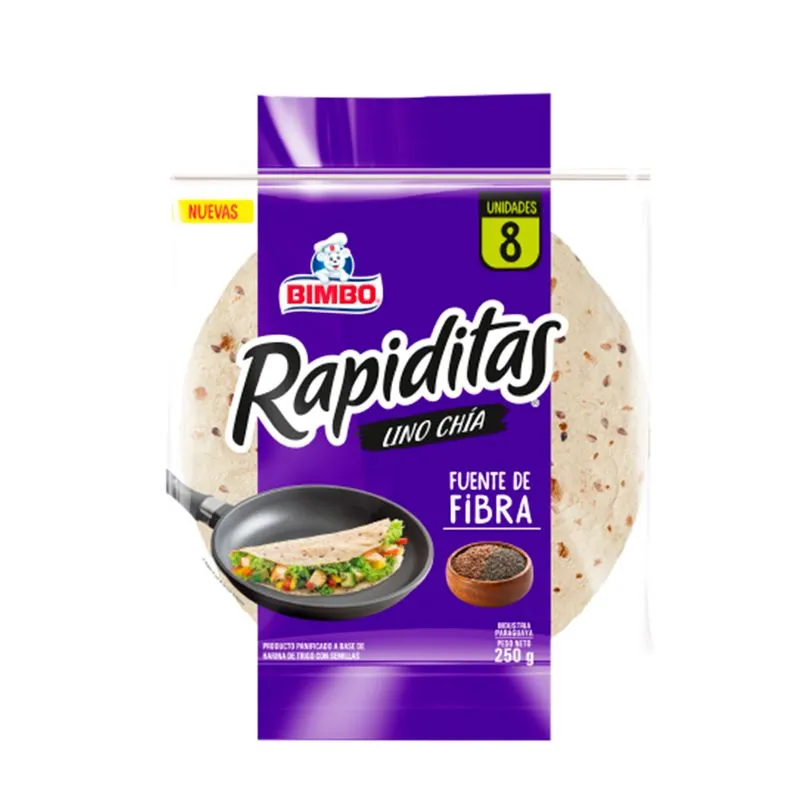 RAPIDITAS BIMBO CHIA Y LINO