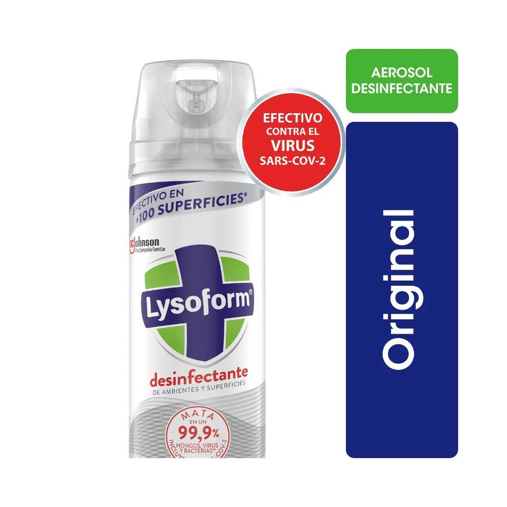 DESINFECTANTE EN AEROSOL LYSOFORM ORIGINAL 285CC