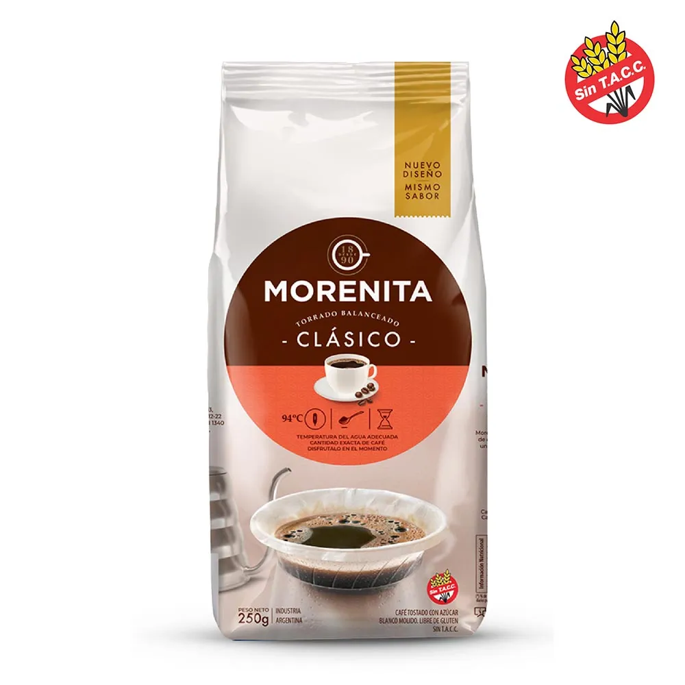 CAFE MOLIDO LA MORENITA INTENSO 250GR