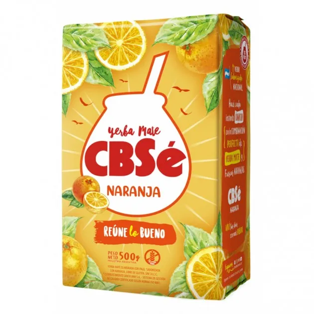 YERBA MATE CBSE NARANJA 500GR