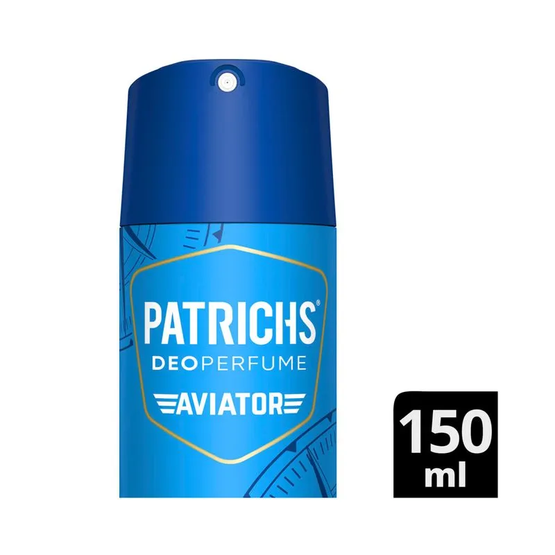 DESODORANTE PATRICKS AVIATOR 150ML