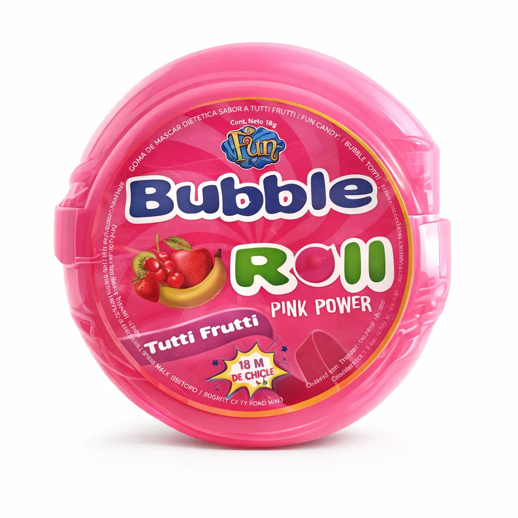 CHICHLE FUNCANDY BUBBLE ROLL