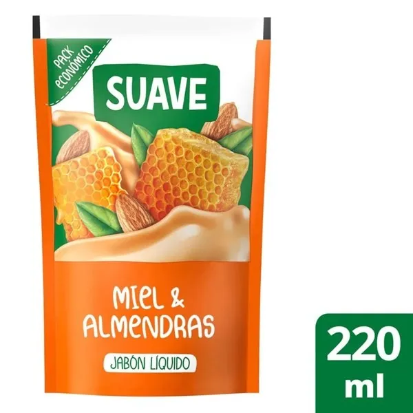 JABON LIQUIDO SUAVE FLOR DE NARANJA 220ML