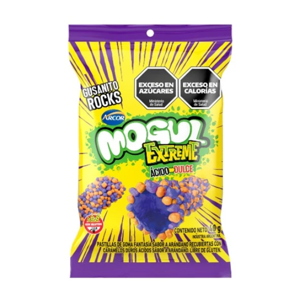 GOMITAS MOGUL ACIDAS GUSANITOS ROCKS 40G