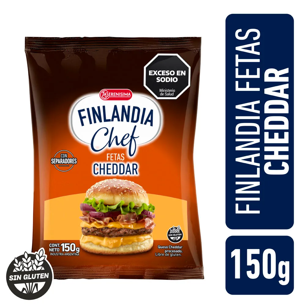 QUESO CHEDDAR FINLANDIA EN FETAS
