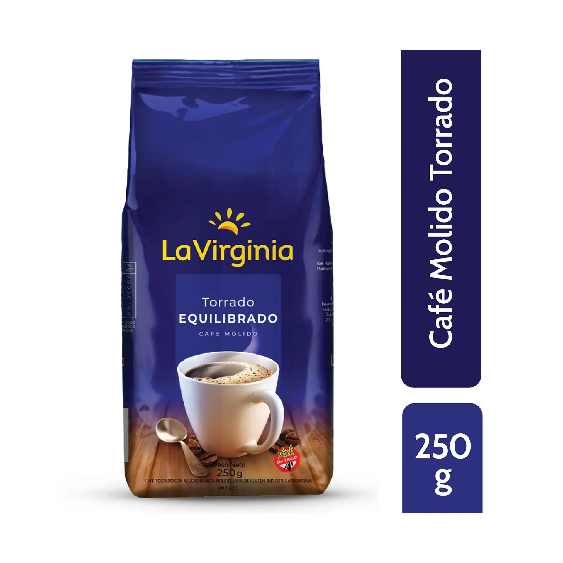 CAFE MOLIDO LA VIRGINIA CLASICO TORRADO 250GR