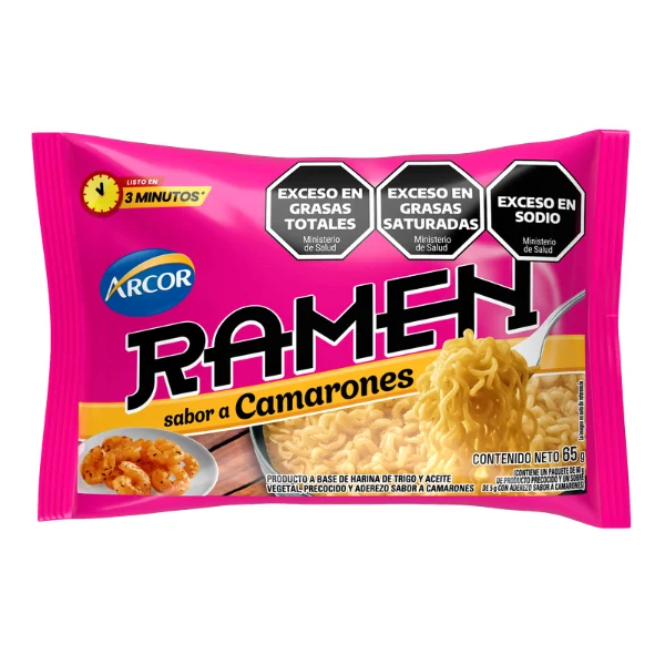 RAMEN ARCOR SABOR CAMARON 70GR
