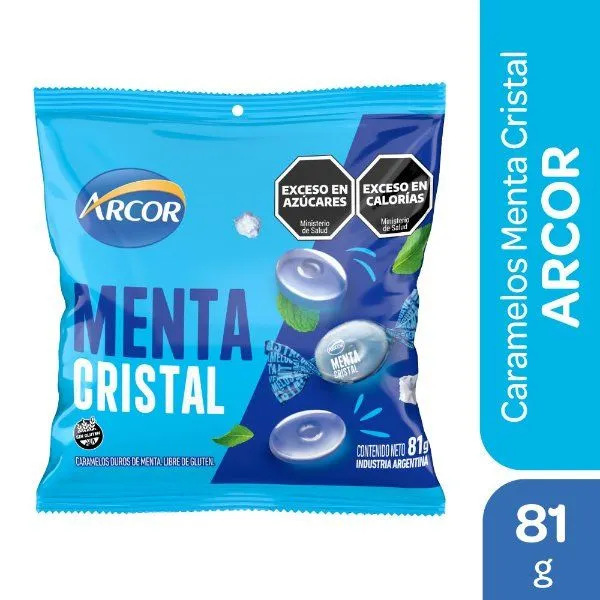 CARAMELOS ARCOR MENTA CRISTAL 80GR