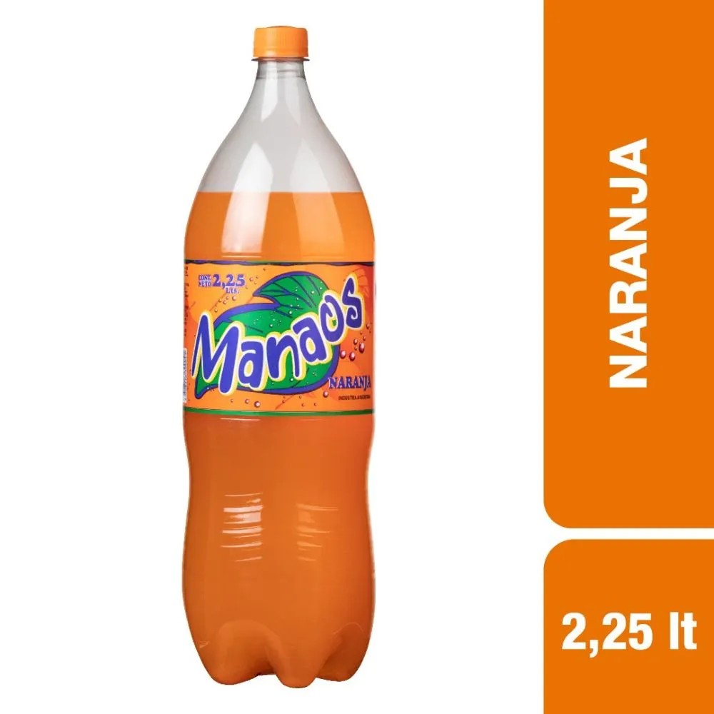 GASEOSA MANAOS NARANJA 2,25L