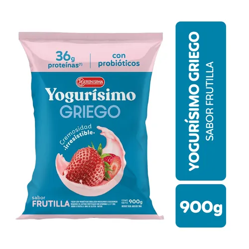 YOGURISIMO GRIEGO BEBIBLE FRUTILLA 900CC