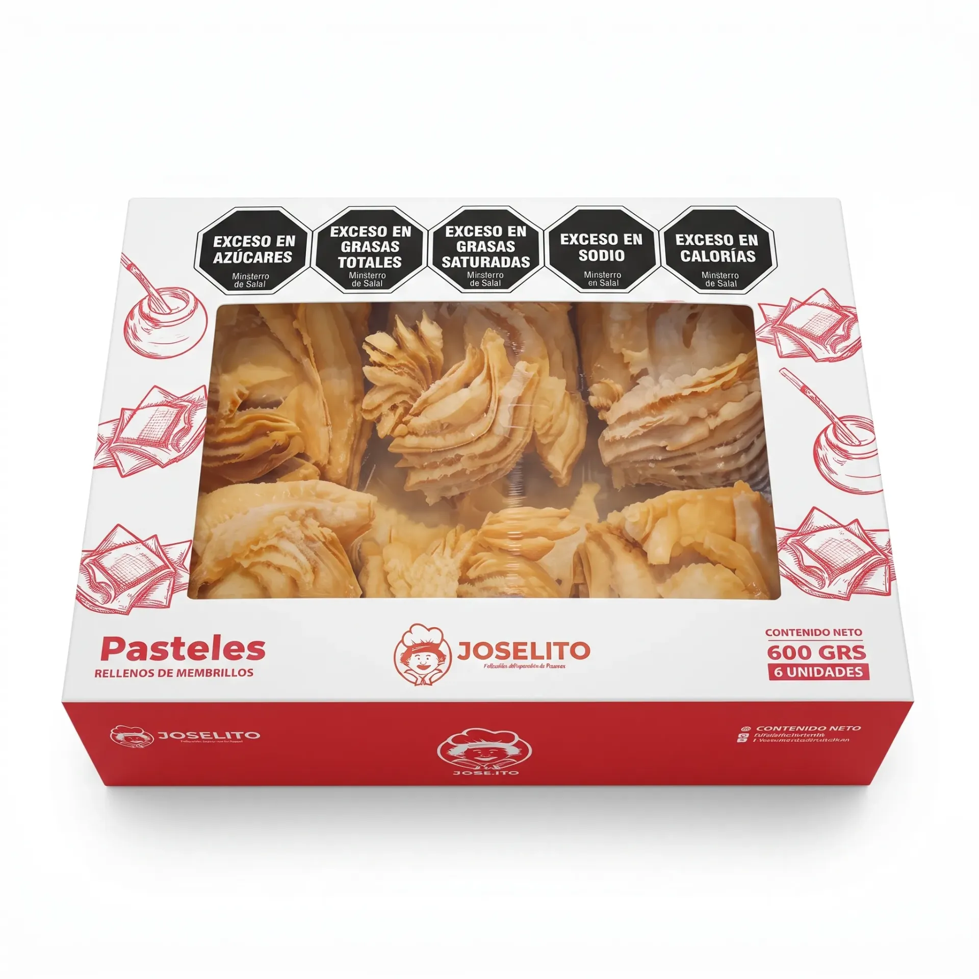 PASTELITOS JOSELITO 6 UN.