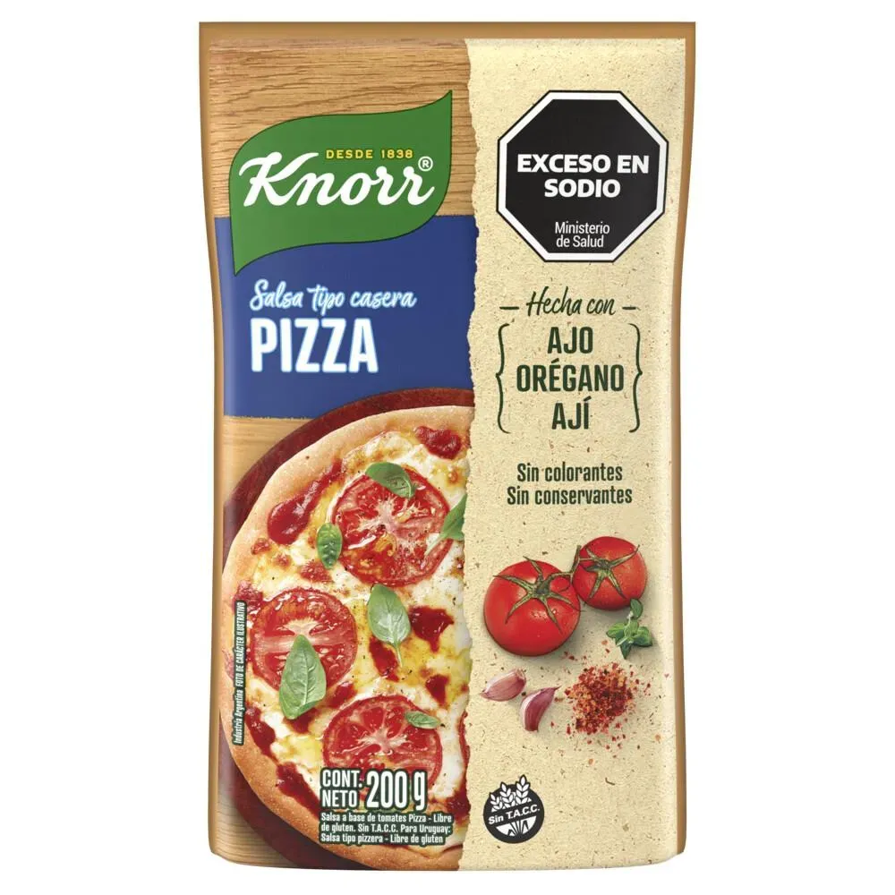 SALSA LISTA PARA PIZZA KNORR 200GR