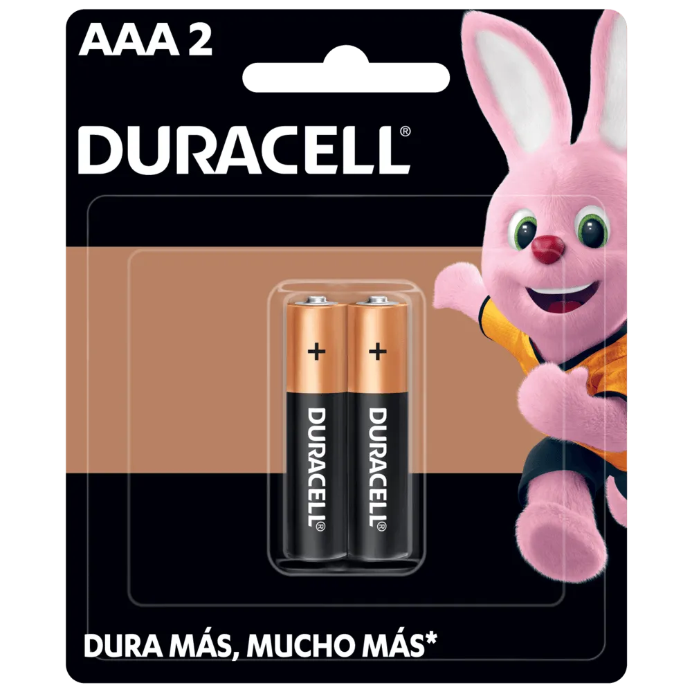 PILA AAA DURACELL X2