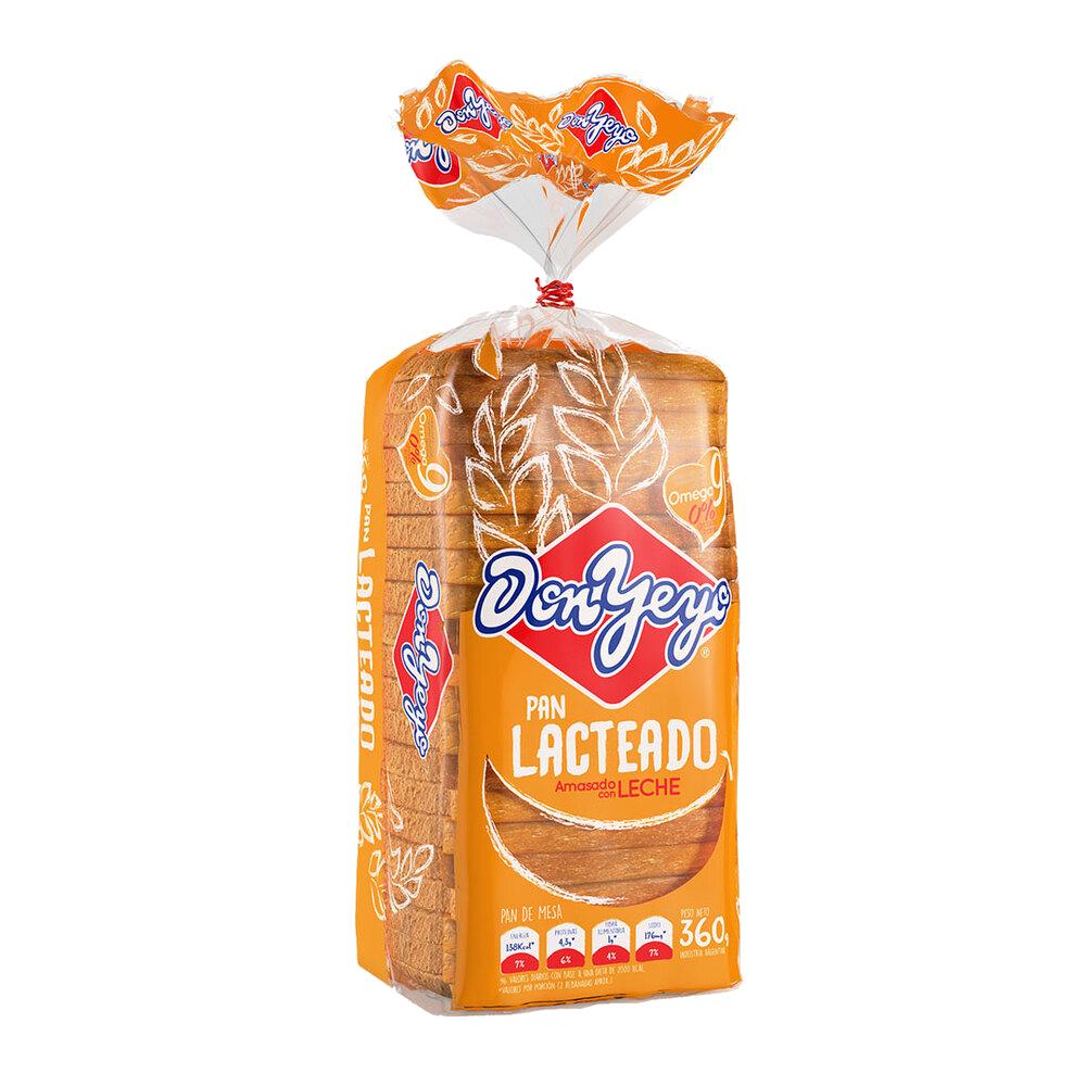 PAN LACTAL DON YEYO 400GR AMASADO CON LECHE
