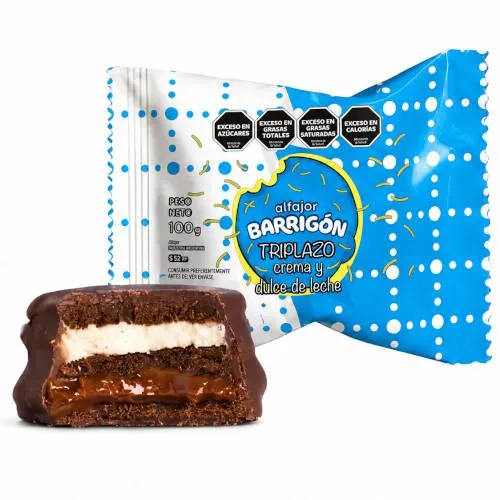 ALFAJOR BARRIGON TRIPLAZO CREMA