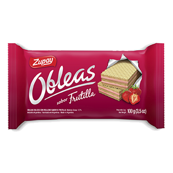 OBLEA ZUPAY FRUTILLA 100GR