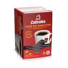 CAFE EN SAQUITOS CABRALES 18UN