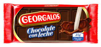 CHOCOLATE GEORGALOS COLMENITA LECHE 25G