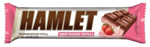 CHOCOLATE HAMLET YOGURT FRUTILLA 43GR